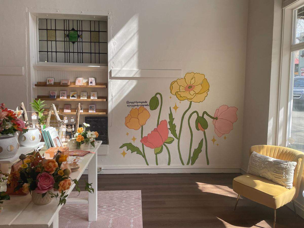 Poppy & Pomegranate, a flower shop at 1003 Harris Ave. in Bellingham, on Wednesday, April 5.