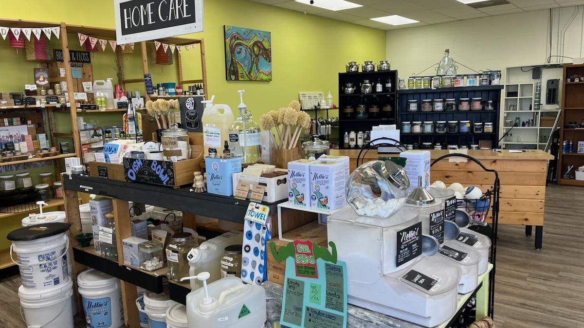 Living Pantry’s Yew Street location in Bellingham offers a wide selection of household items sold in bulk without plastic packaging.