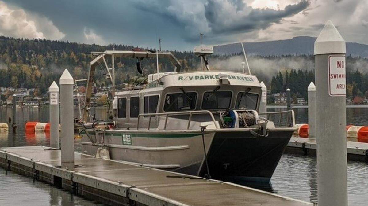 A U.S. Geological Survey research team spent five days collecting underwater landslide data at Lake Whatcom in early November.