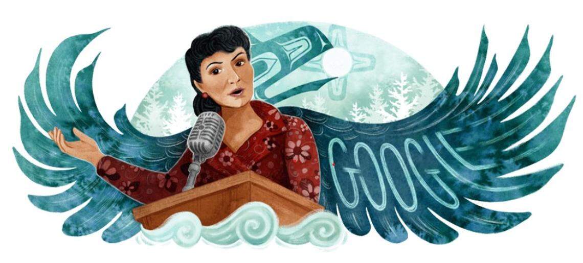 The Google Doodle on Wednesday, Dec. 30, honors Elizabeth Peratrovich, an Alaska Native civil rights leader who attended what was then the Western College of Education in Bellingham.