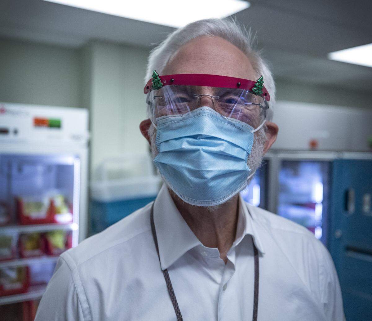 “This is PPE in the ultimate form,” said Gordon Oakes, director of clinical support services at Bellevue’s Overlake Medical Center, comparing the vaccine to the gloves and masks that protect against infection. Health officials across Washington are worried about a post-Thanksgiving spike in hospitalizations for respiratory illness, and are urging masking.