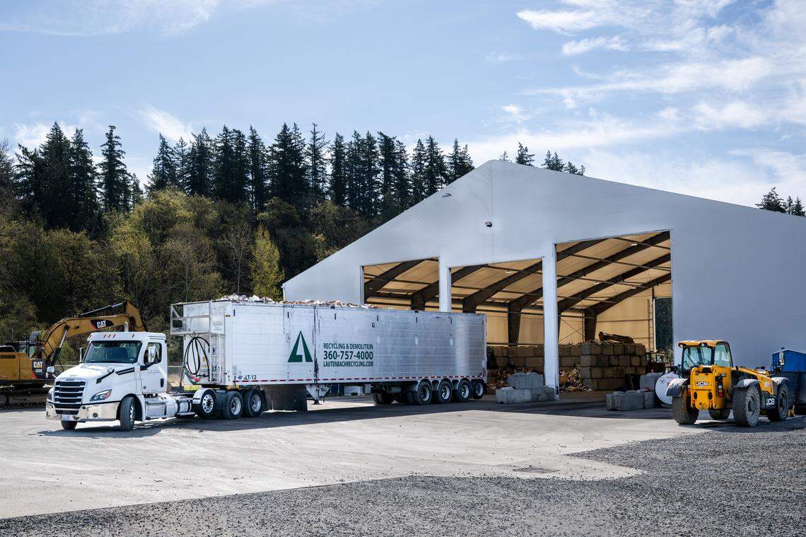 Lautenbach Recycling facility at 2885 E. Bakerview Rd. in Bellingham, Wash.