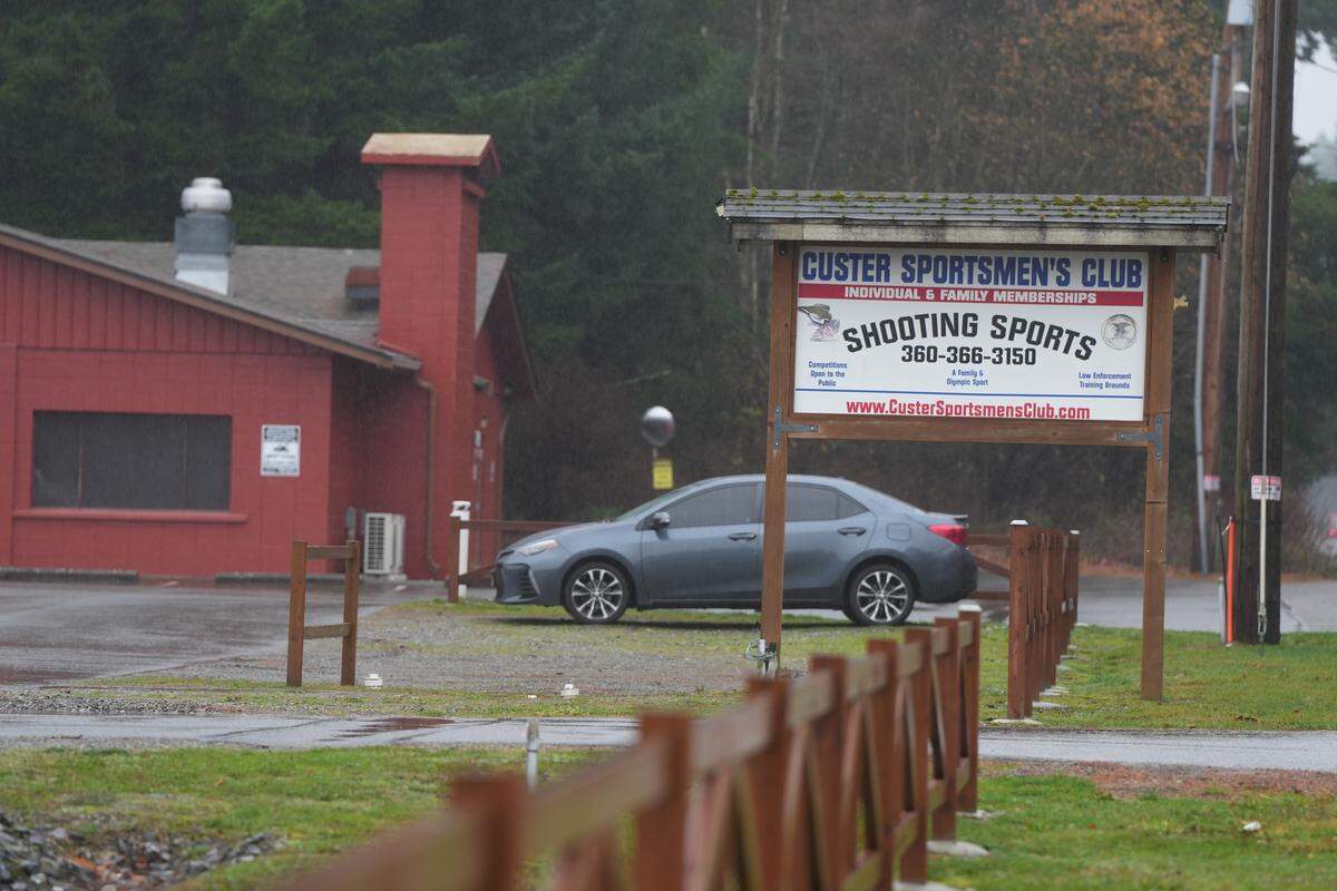Custer Sportsmen’s Club gun range on December 4, 2025, in Whatcom County, Wash.