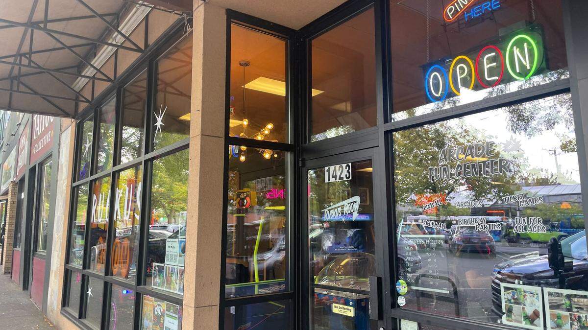 Ruckus Room Arcade and Fun Center on Thursday, Sept. 7, 2023 in downtown Bellingham at 1423 Railroad Ave. Bellingham, Wash.