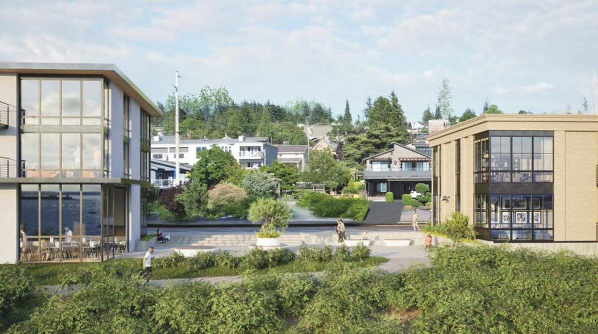 The development is a project of The RJ Group, and it was designed by Zervas Architects.