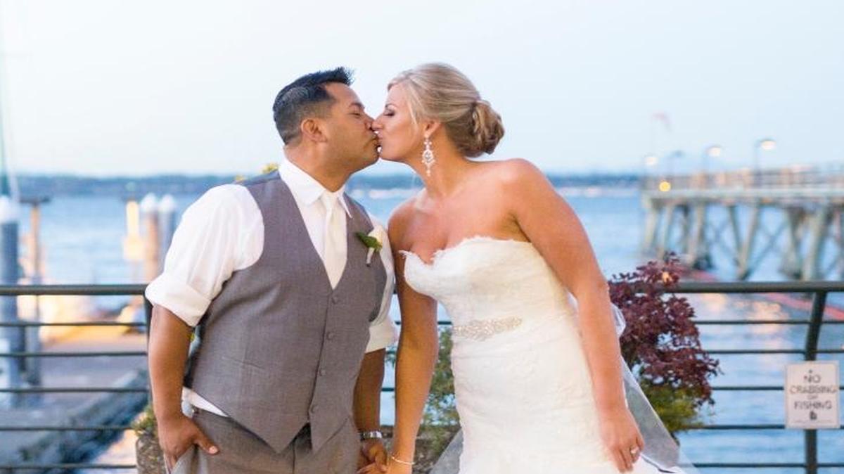 Thomas and Kimberly Caldwell were married in October 2015 at Bellingham Cruise Terminal. They chose the terminal because they loved its view of the water.