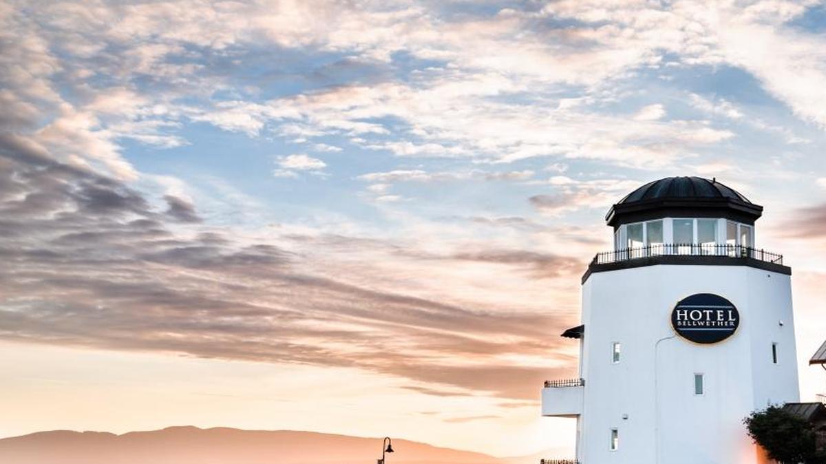 Hotel Bellwether includes the distinctive Lighthouse Suite, a separate, three-story retreat with a 360-degree view that takes in Mount Baker and the San Juan Islands.