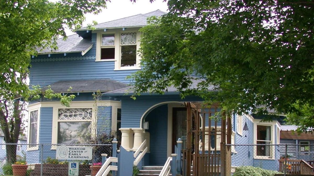 Whatcom Center for Early Learning operates its “Big Blue House” building on H Street. The organization was awarded a $2 million grant by Yield Giving on Tuesday.