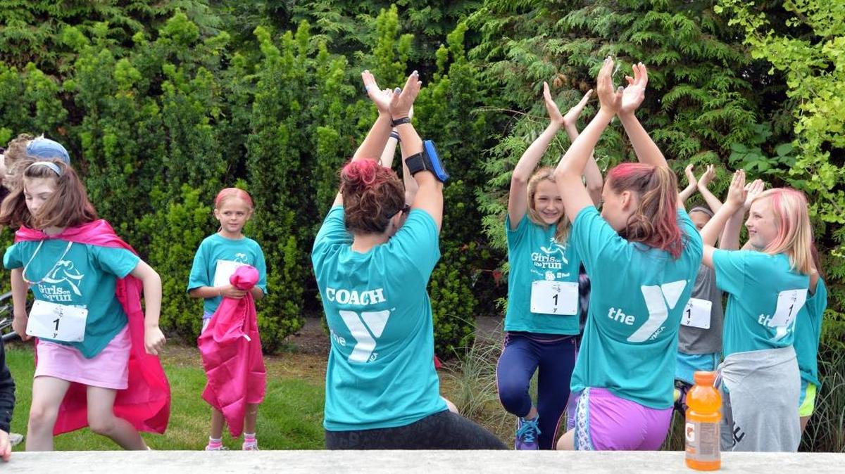 Runners hit the trail in the 2014 YMCA Girls on the Run 5K run. The 2016 event is on June 4.