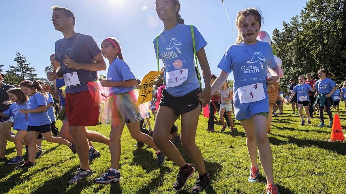 Participants take off from the start during the 2016 Girls On The Run 5K at Lake Padden. Run Like a Girl, the autumn fund-raiser to benefit Girls on the Run and Trailblazers is Saturday, Oct. 6.