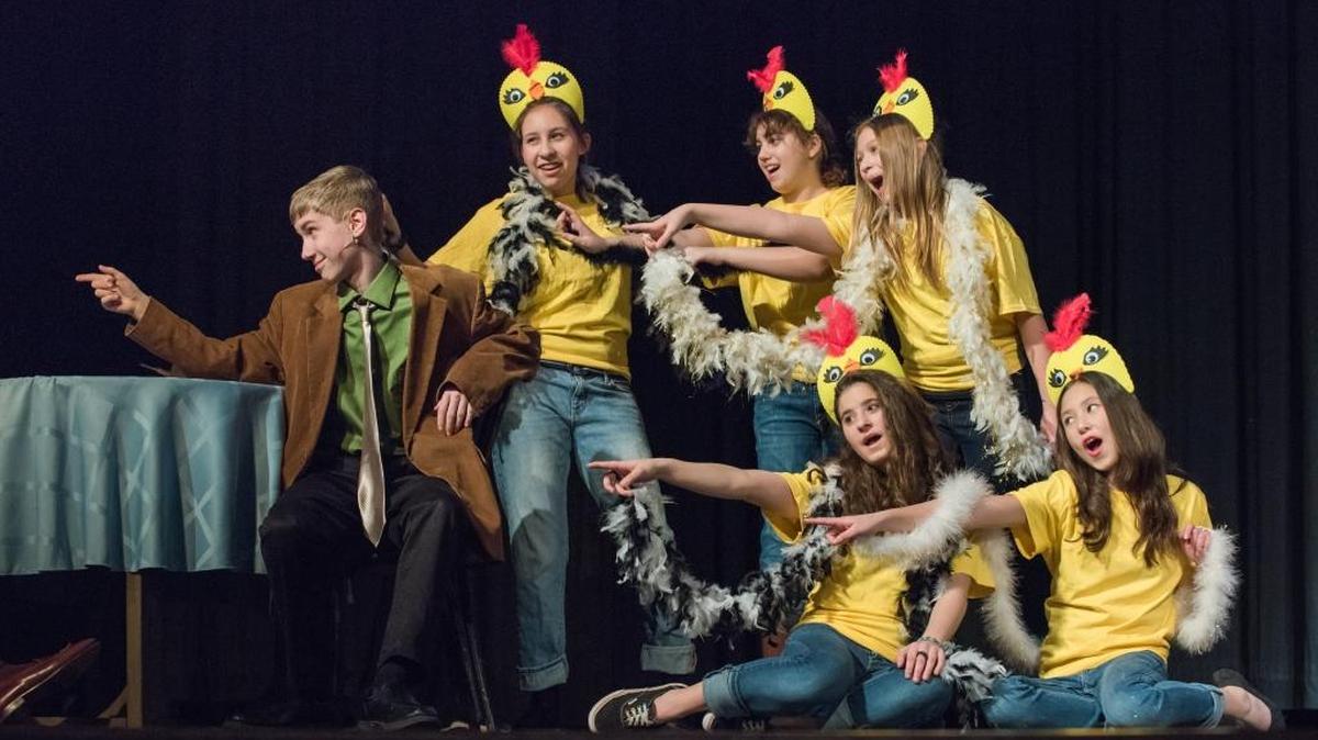 Students perform in “Guys and Dolls” at Blaine High School in 2016.