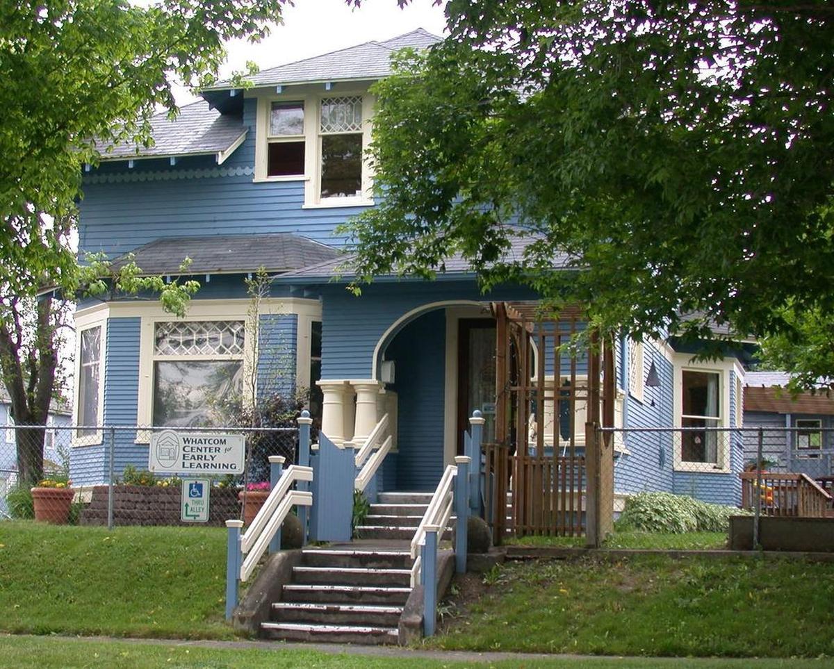 The “Big Blue House” at the corner of H and Girard streets in Bellingham has been bursting with activity and classes since it was purchased by the Whatcom Center for Early Learning in the 1990s.