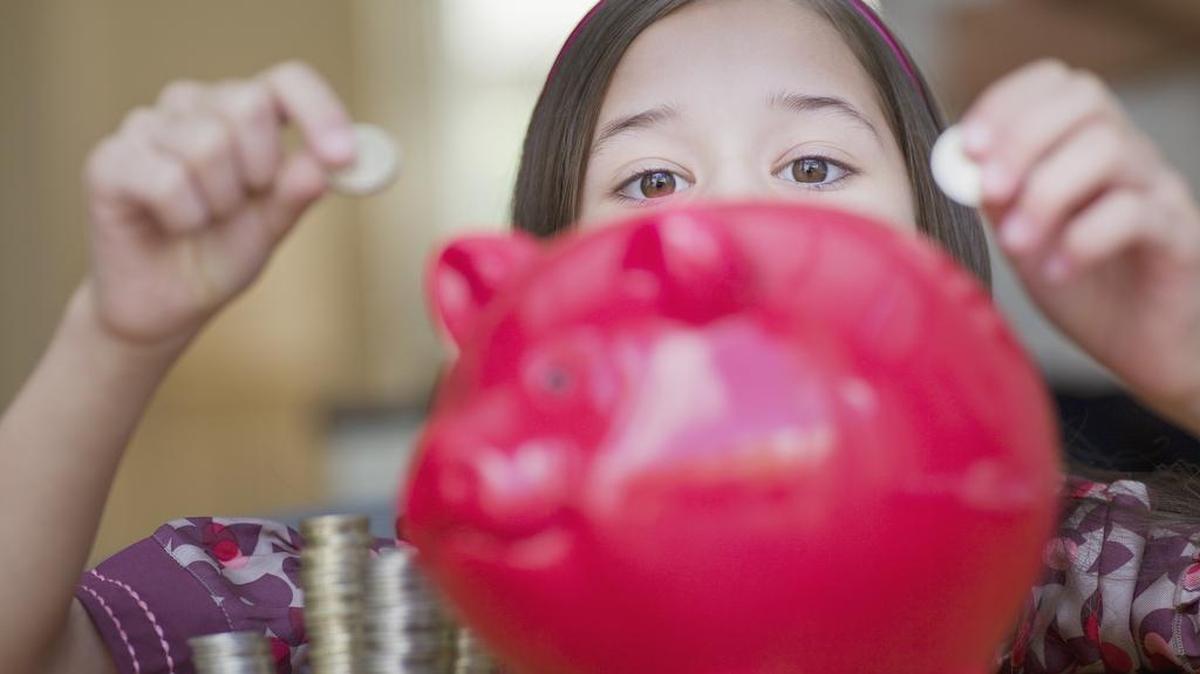 A piggy bank is a great teaching tool and works well for short-term savings and spending.