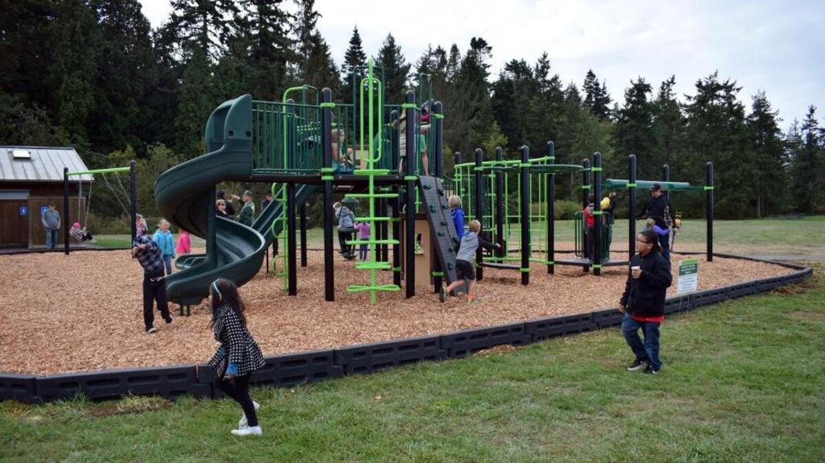 Birch Bay State Park offers new playground equipment for young campers and Whatcom County visitors.