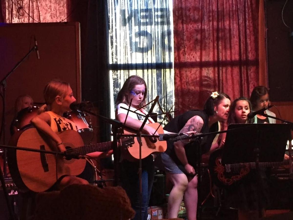 Bellingham Girls Rock Camp is a day-camp for girls, ages 8 to 17. Participants get a crash course in playing an instrument, writing songs, collaborating with a band and do-it-yourself recording, which culminates in a live stage performance.