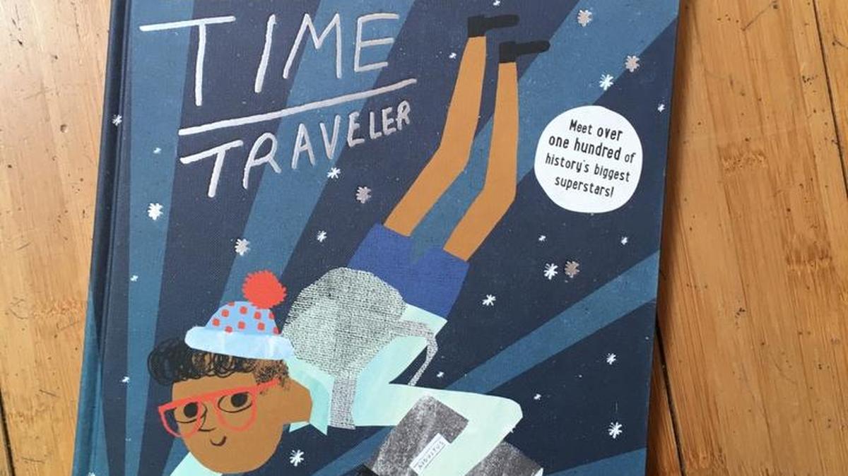You’ll find “Diary of a Time Traveler,” written by David Long and illustrated by Nicholas Stevenson, at Village Books.