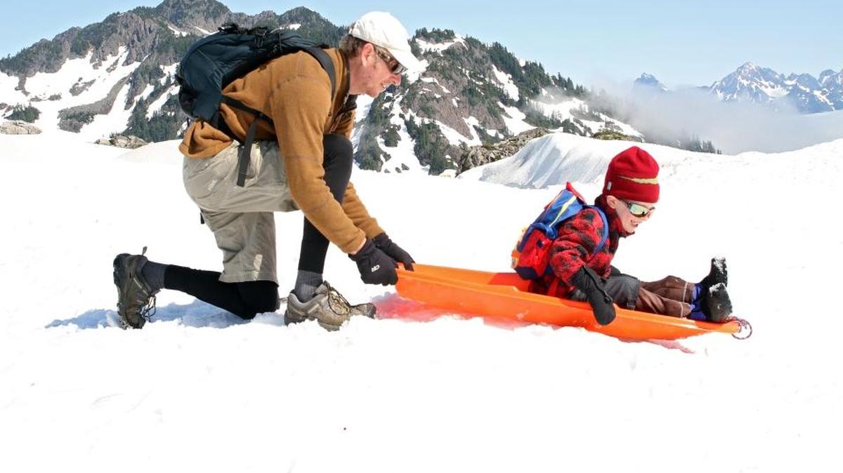 Non-motorized sno-parks in Washington and Whatcom County allow visitors to safely snowshoe, cross country ski, dog sled or play in the snow.