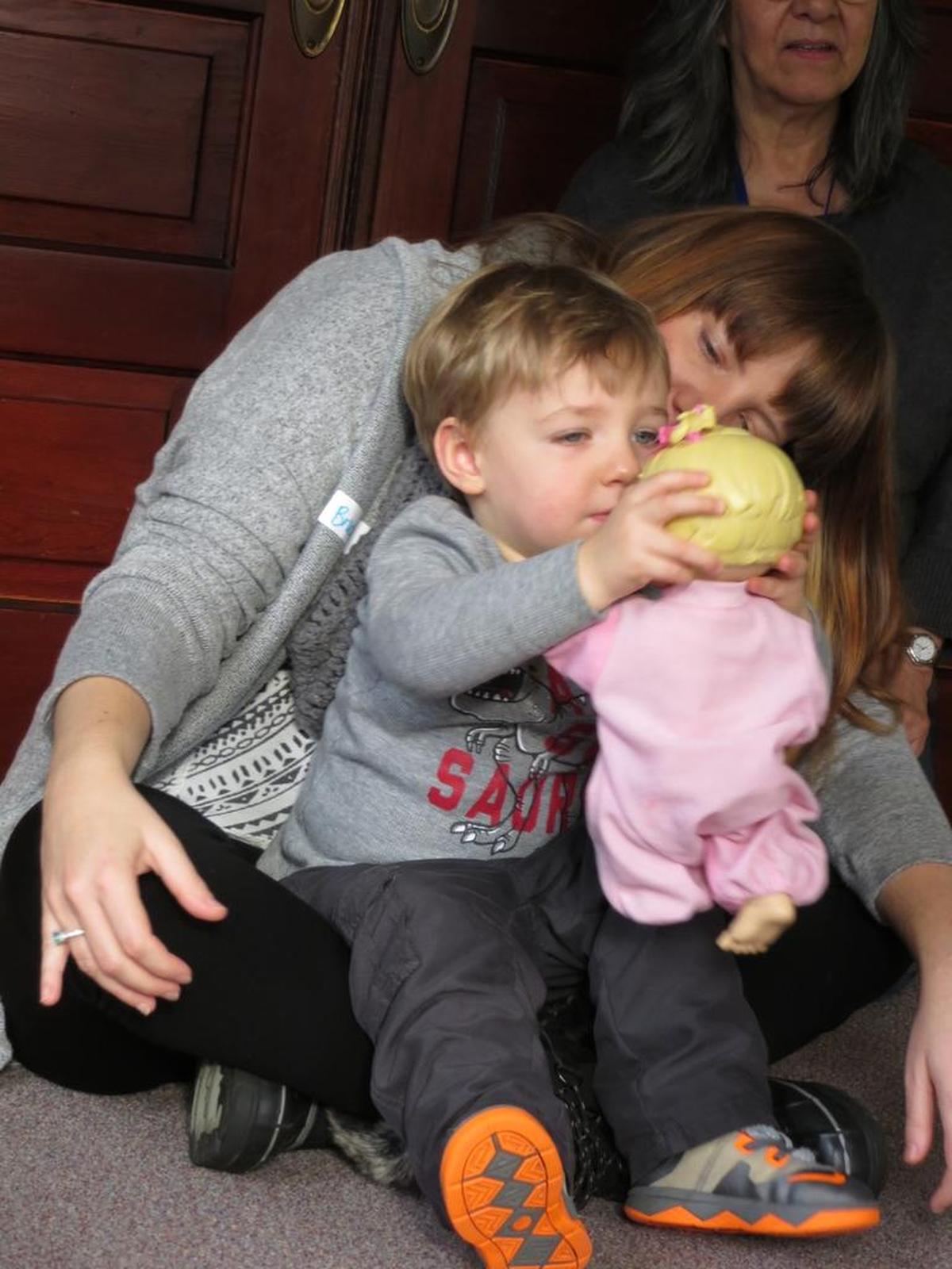 Parents attend play and socialization classes with children with developmental delays at the Whatcom Center for Early Learning in Bellingham.