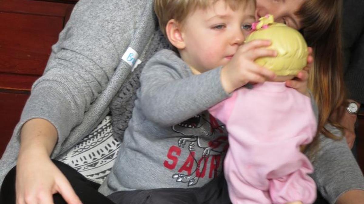 Parents attend play and socialization classes with children with developmental delays at the Whatcom Center for Early Learning in Bellingham.