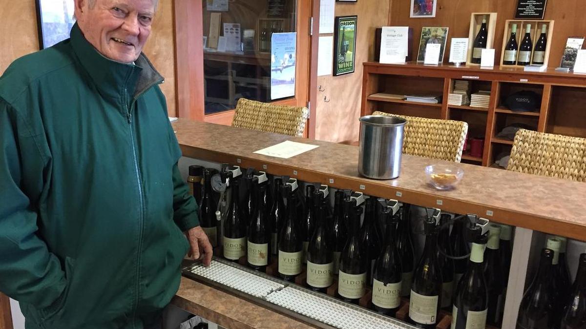 Don Hagge grew up in North Dakota, flew for the Navy in the Korean War and became a physicist for NASA. He retired in 1999 at the age 65 and began planting his vineyard near Newberg, Oregon.