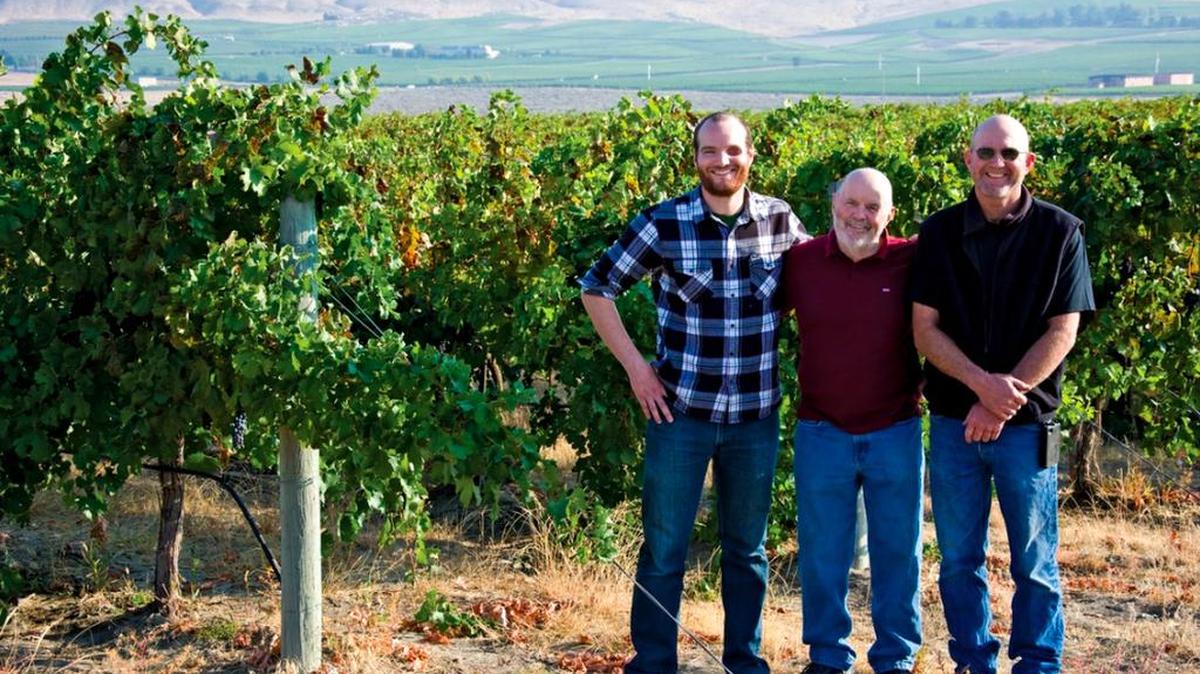 Kiona Vineyards and Winery is operated by three generations of the Williams family: JJ, his grandfather, John, and his father, Scott. John planted the first vines on Red Mountain in 1975 with friend Jim Holmes.
