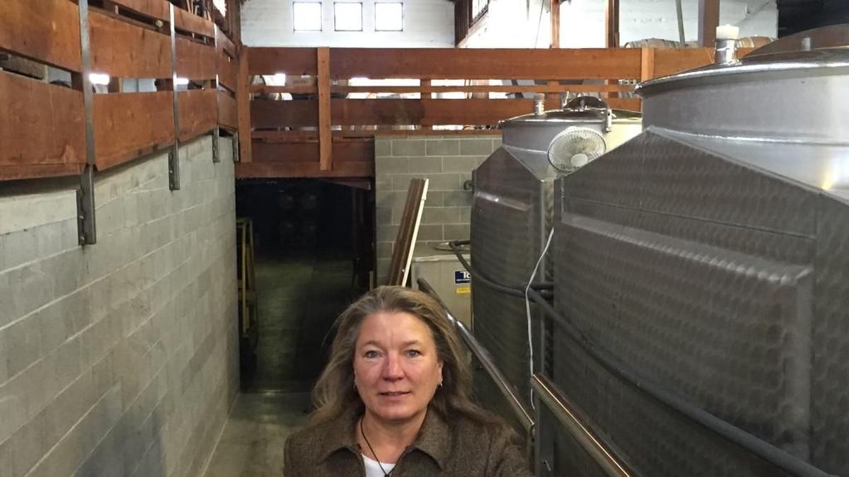 Oregon winemaker Linda Donovan transformed the historic Cooley-Neff Building, a former lumber and dry-goods warehouse in downtown Medford, into Pallet Wine Co., starting in 2009.