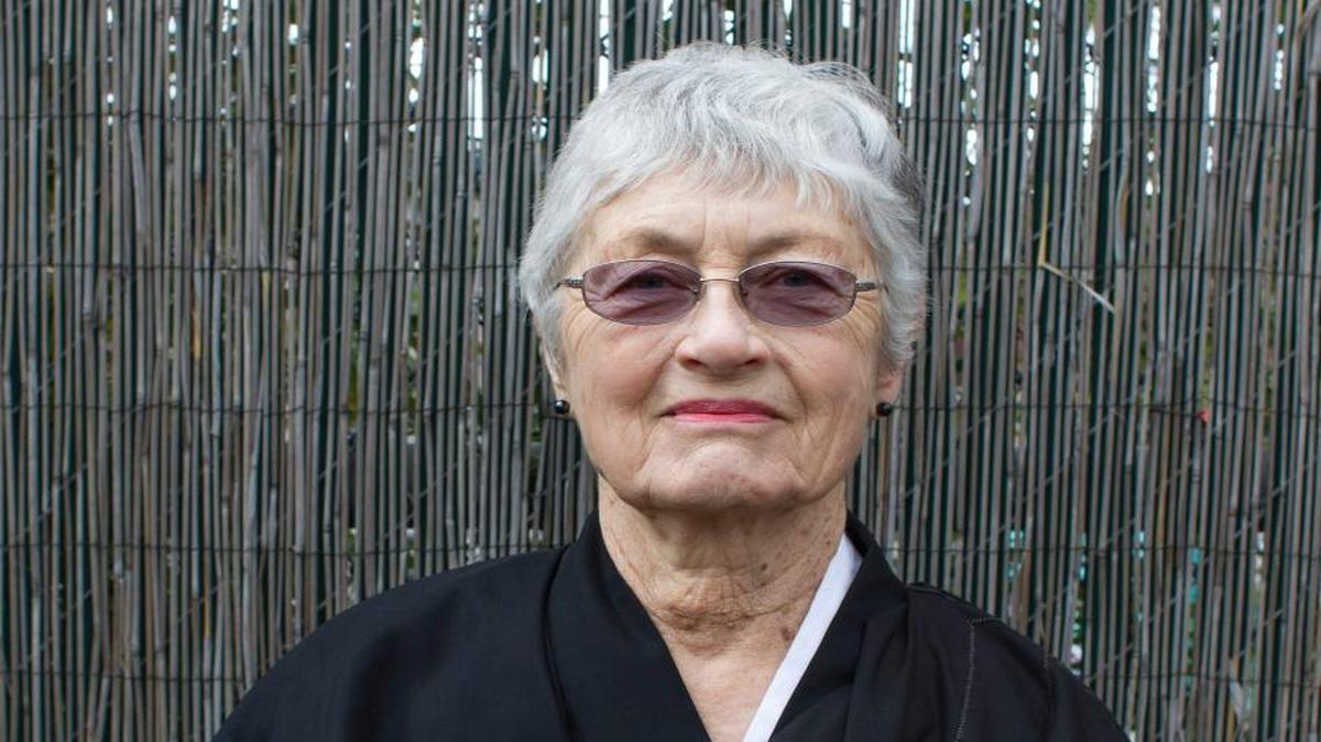 Edwina Norton of Bellingham, shown in February 2016, has been a zen priest for almost three years.
