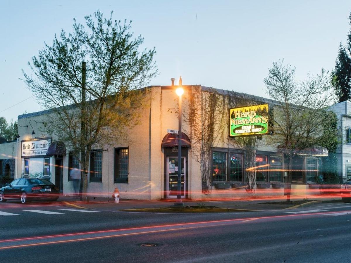 Herb Niemann’s Steak and Schnitzel House in downtown Everson has attracted eaters from Seattle and beyond ever since its opened in 1993.
