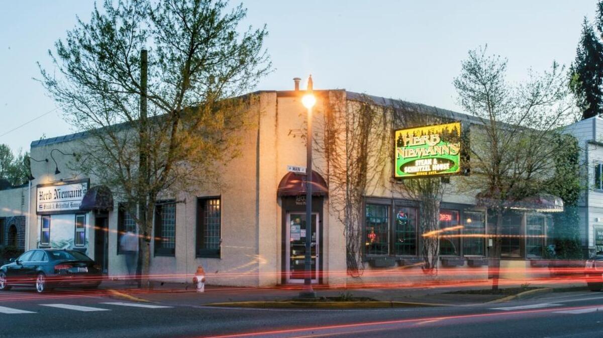Herb Niemann’s Steak and Schnitzel House in downtown Everson has attracted eaters from Seattle and beyond ever since it opened in 1993.
