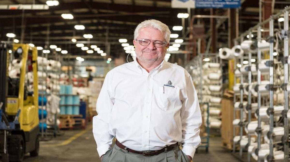 Tony Bon is the CEO of Samson Rope Technologies in Ferndale, the source of about 200 jobs.