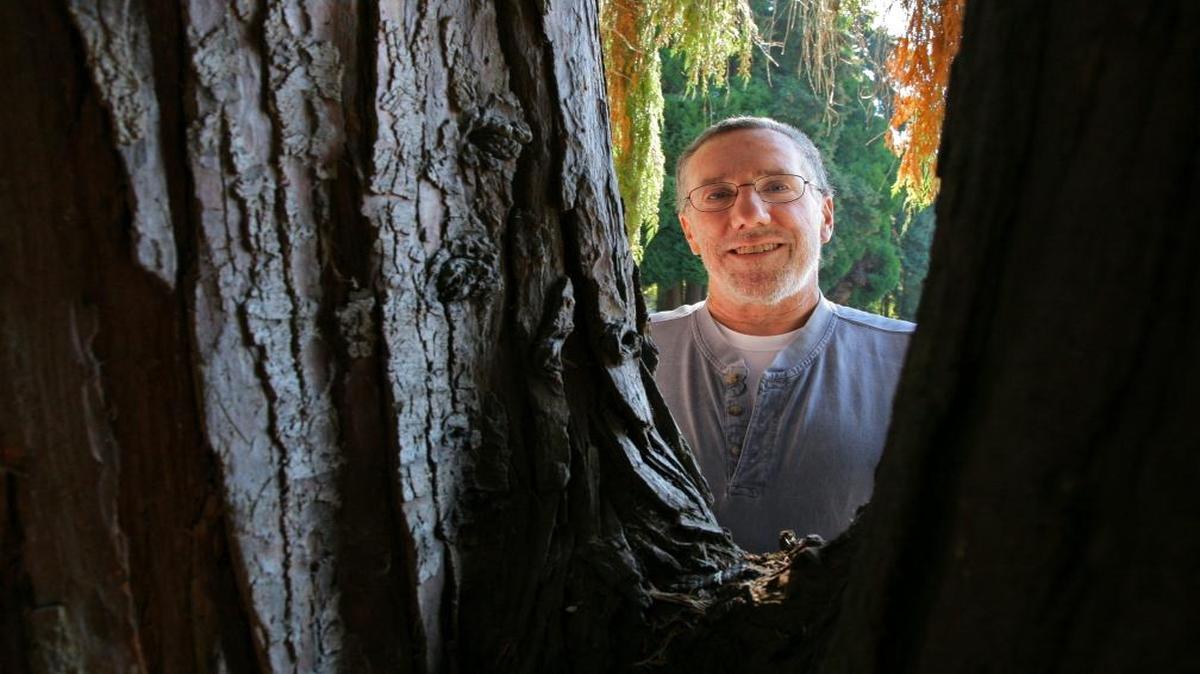 Retired mail carrier John Wesselink has mapped the trees of several Bellingham parks, and often leads tree tours for the public.
