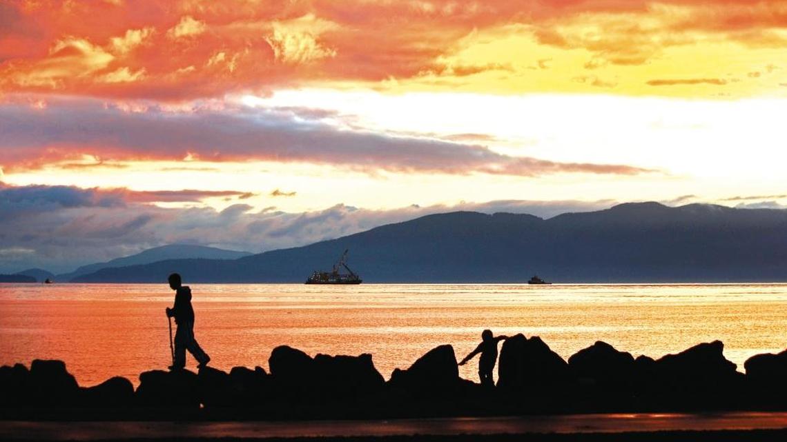 To enjoy Whatcom sunsets, look in more than one direction