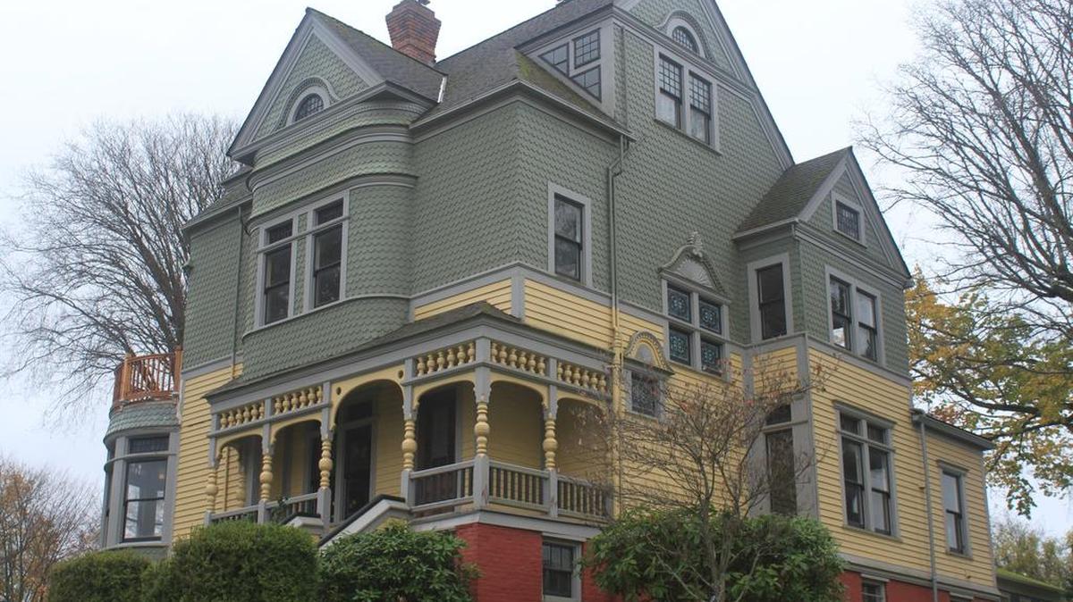 The 1889 Walker-Ames House, Port Gamble’s largest historic home, and empty since the mill closure in 1995. It’s the site of paranormal activity reports since the 1950s. Monthly Special Investigation tours take place Otober through March.