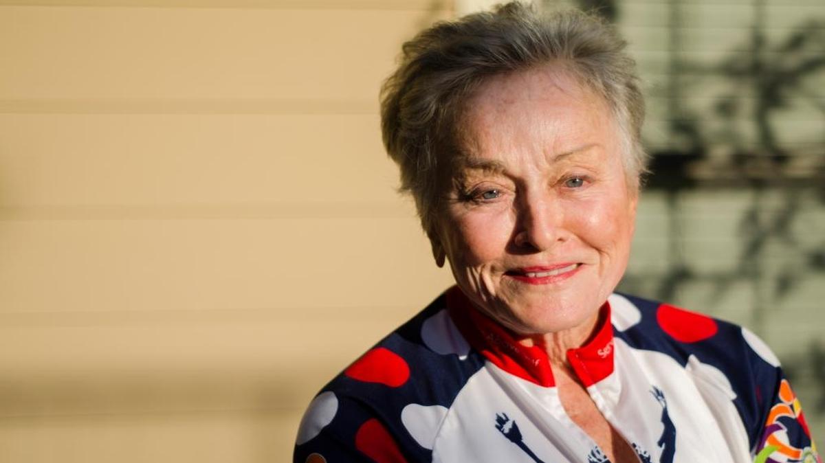 
Leah Tarleton, 81, of Bellingham won the 5K and 10K time trials in bicycling competition for her age category at the National Senior Games, held in July 2015 in Minnesota.

