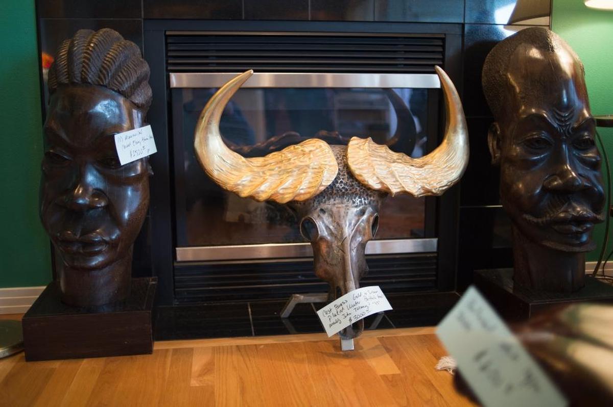 Items for sale at an estate sale put on by EarthaKittys on June 22 in Bellingham.