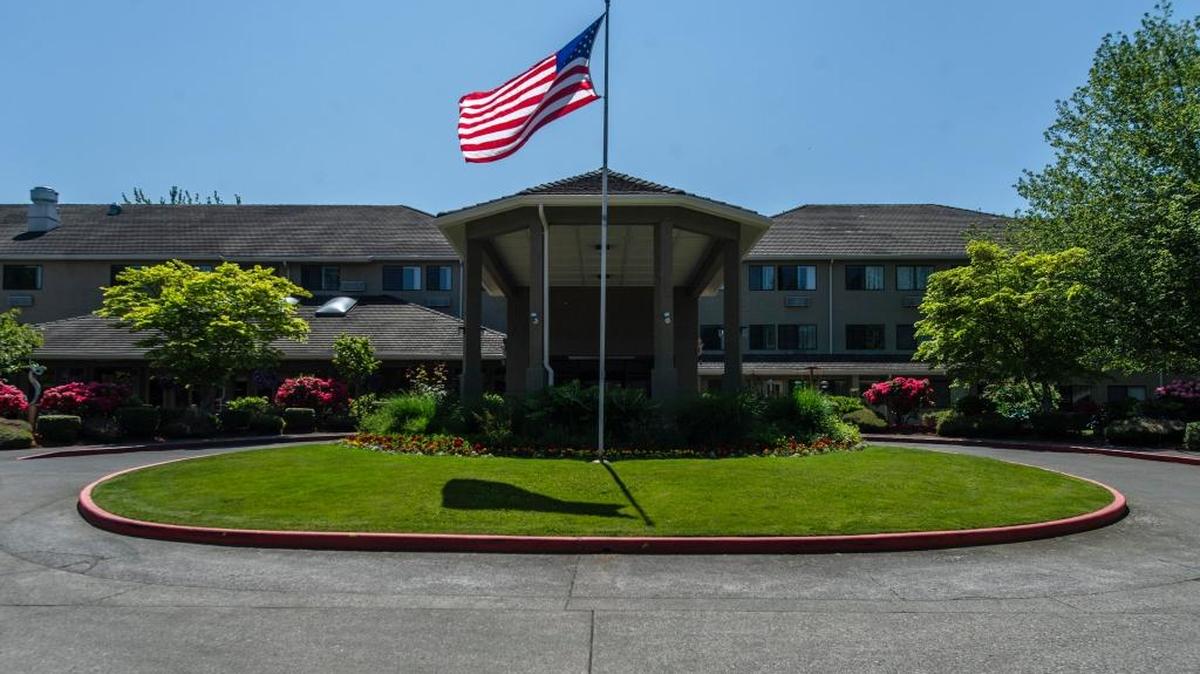 The entrance to the Solstice Senior Living facility on Tuesday May 22, 2018, in Bellingham, Wash. (Paul Conrad/ for The Bellingham Herald)