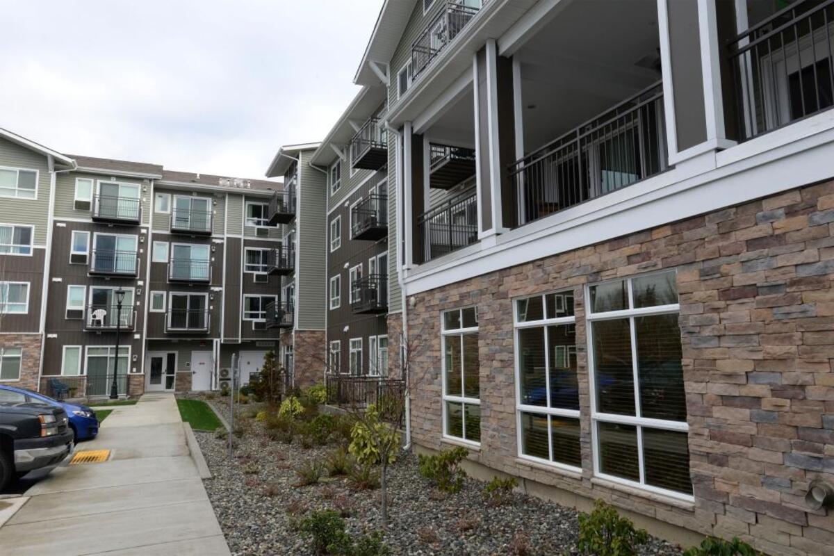 Affinity at Bellingham has studio, one-, and two-bedroom apartments for rent to those 55 and older starting at $1,460 per month.