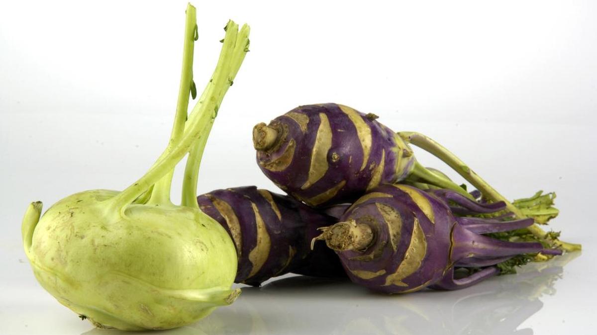 
With an appearance often said to resemble an alien spaceship, it’s no wonder kohlrabi is often passed up in the produce section. But, like celeriac, kohlrabi can be used a variety of ways, including raw, steamed, roasted and sautéed.
