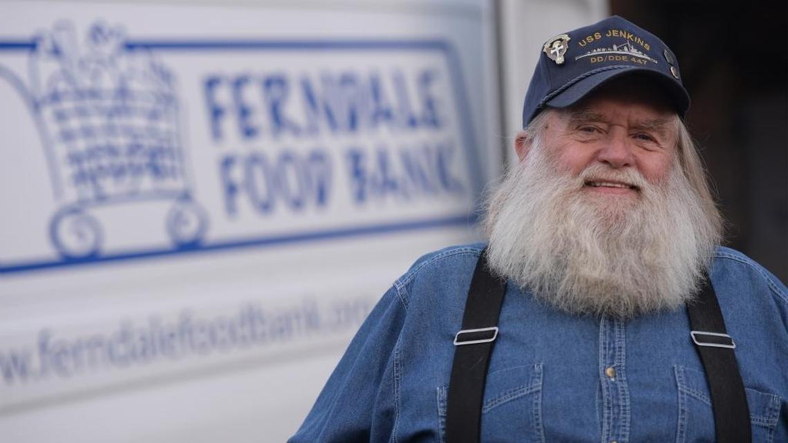 Santa in the winter, farmer in the summer, all in service to the Ferndale Food Bank