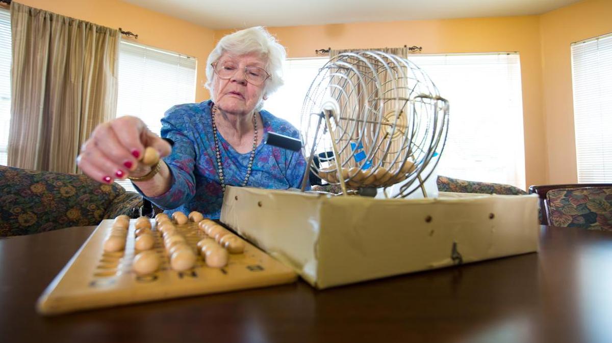 
Longtime volunteer Shirley Alexander likes to help out at Woodway Senior Living, where she resides, by calling bingo games.

