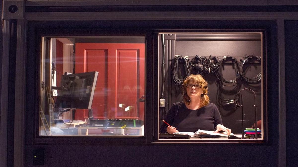 Dee Dee O’Connor in the lighting room at Bellingham Theatre Guild, where she will design the lighting for the guild’s performance of “White Christmas” in November and December 2016.