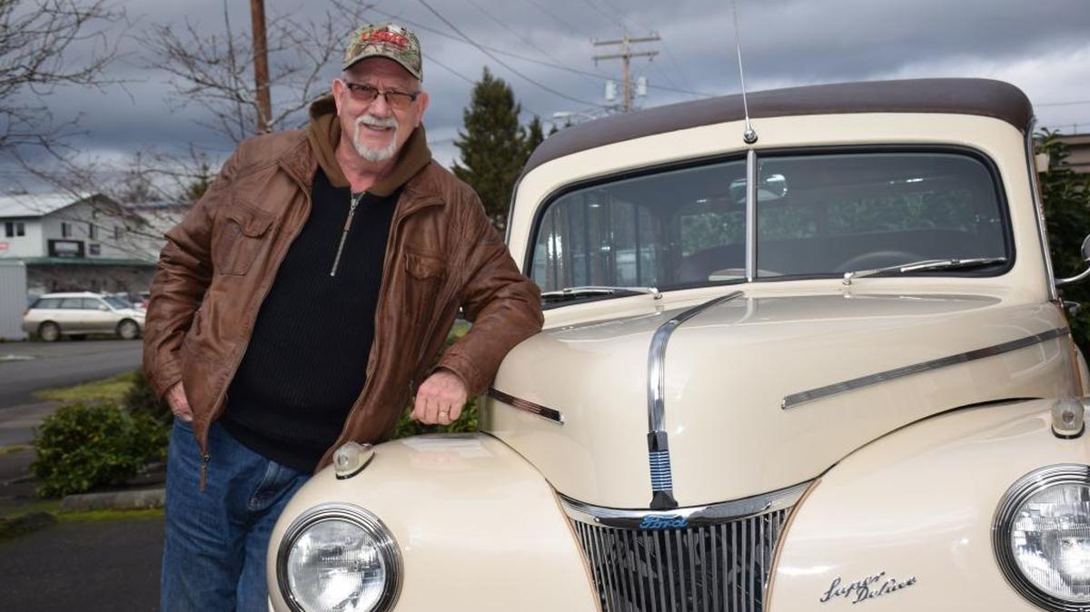 Norm Chamberlin of Bellingham spent about five years restoring a 1941 Ford woodie. The main parts came from two vehicles, one in California and one in Georgia.