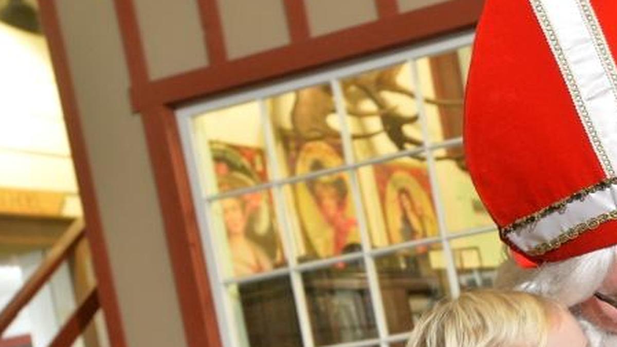 Sinterklaas visits the Lynden Pioneer Museum in December 2013. He will appear at a breakfast at Lynden Community/Senior Center, 401 Grover St., at 9:30 a.m. Dec. 3, 2016, and will be available for photographs. The breakfast runs 8-11 a.m. and costs $5 for adults and $3 for children.