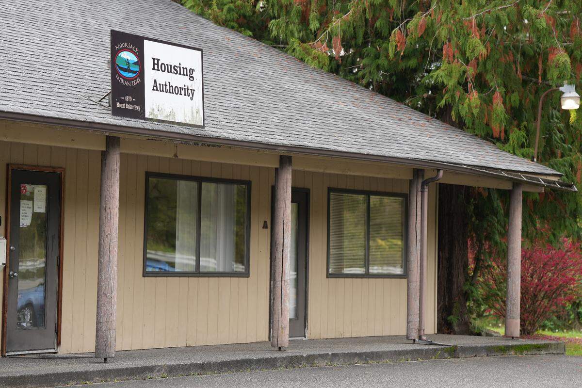 The Nooksack Indian Housing Authority office in Deming, Washington.