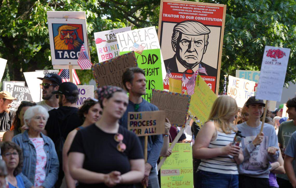 Bellingham police was staffing its patrol operations as normal Saturday, with a few extra bicycle officers on hand.