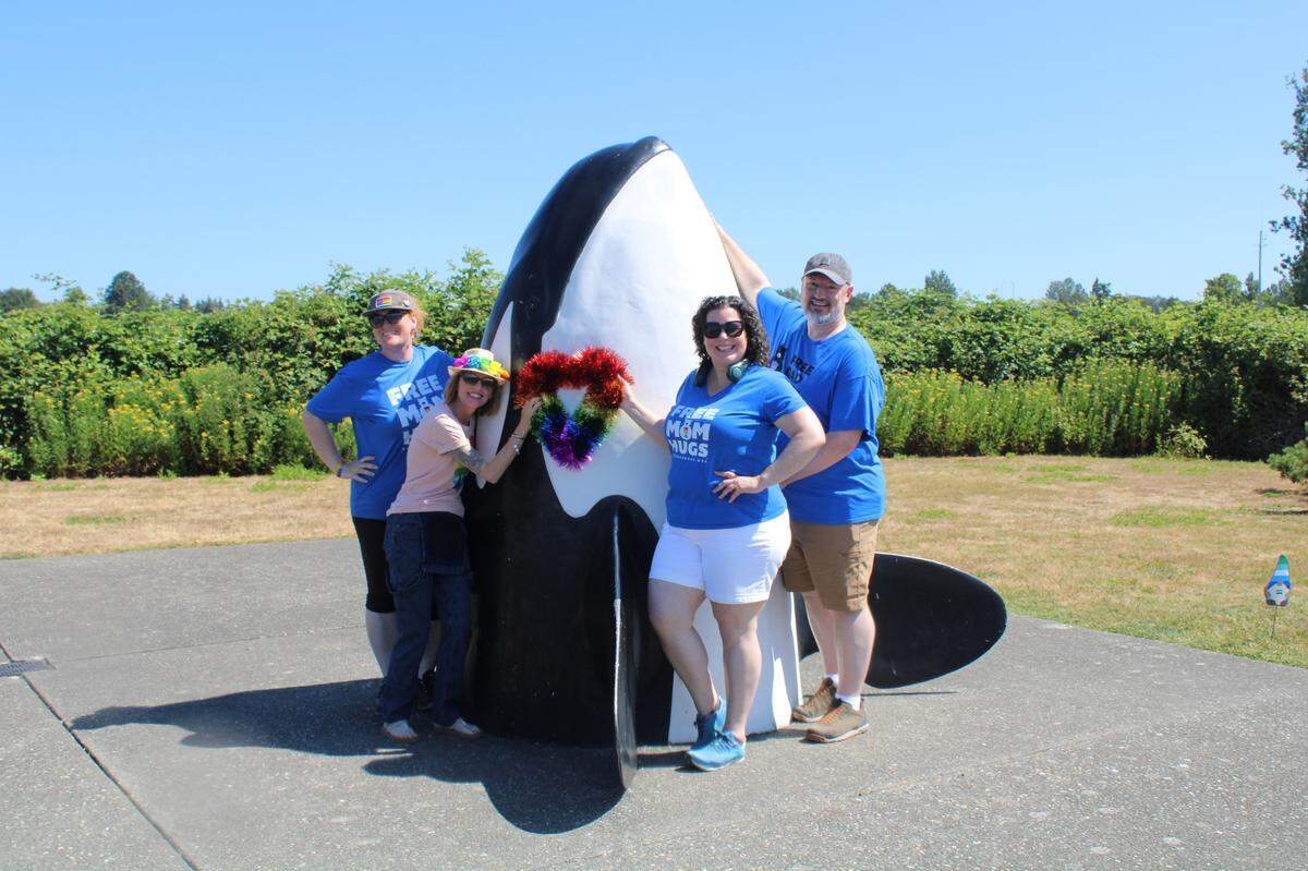 At 2024 Pride in the Park in Blaine, one group offered Free Mom Hugs.