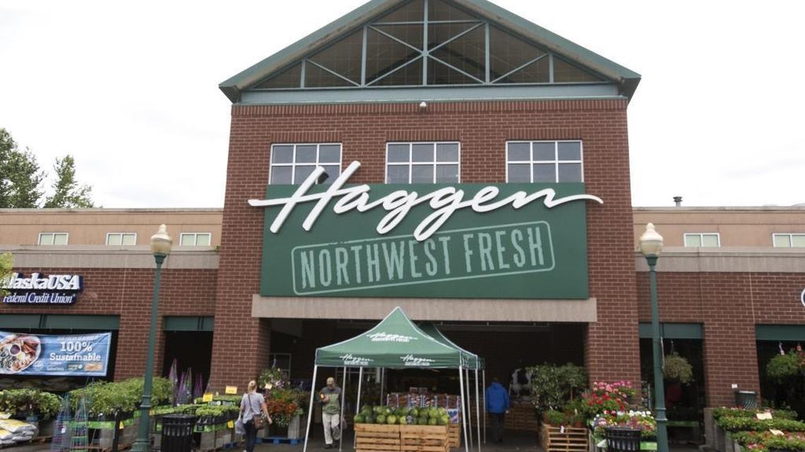 Customers come and go from Haggen at Barkley Village on June 2, 2016 in Bellingham.