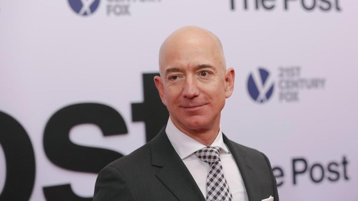 Amazon CEO Jeff Bezos attends the premiere of “The Post” at The Newseum on Dec. 14 in Washington. According to the Bloomberg Billionaires Index, Bezos added the most in 2017, a $34.2 billion gain that knocked Microsoft co-founder Bill Gates out of his spot as the world’s richest person in October.