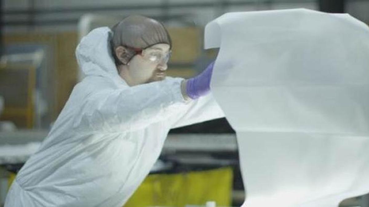 Johnny Asbury prepares a solar module at the Itek Energy facility in Bellingham. The company bought a 48,000-square-foot facility on Bellingham’s waterfront and will be moving there next spring.
