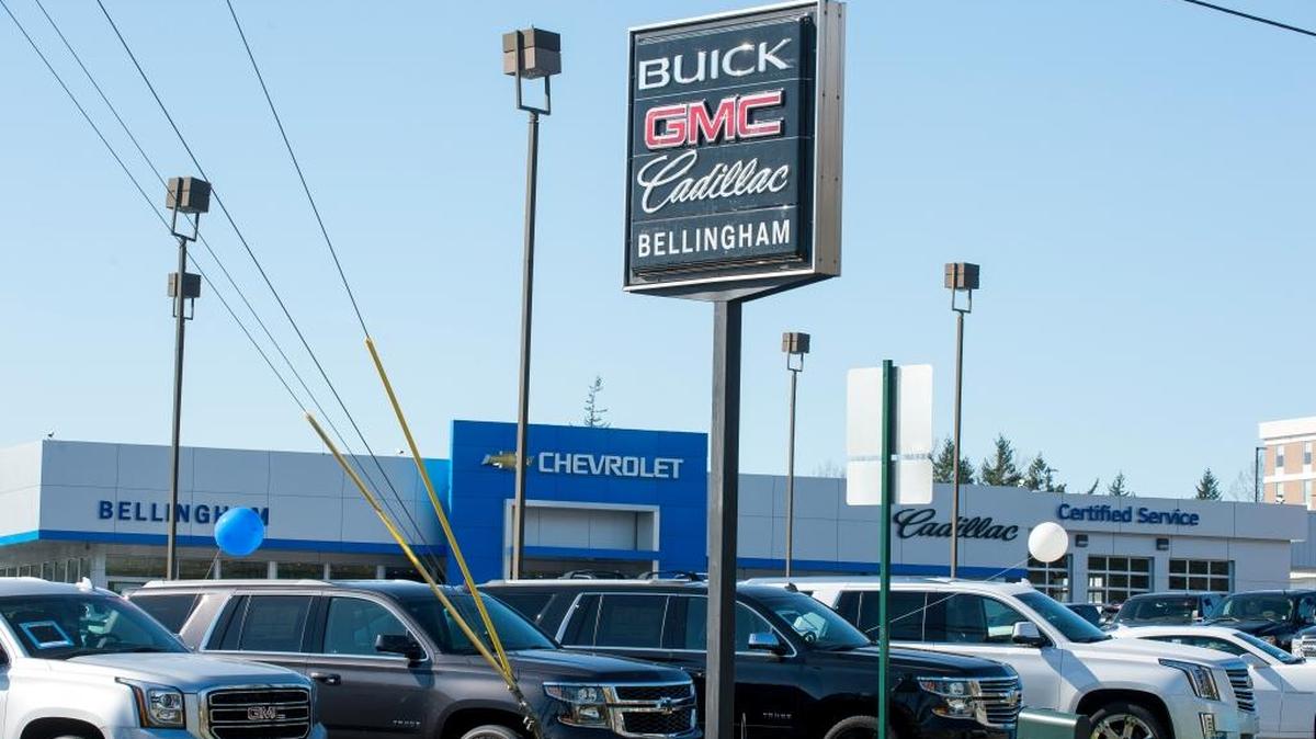 The Chevrolet dealership on Northwest Avenue near Interstate 5 in Bellingham, as shown March 16, has been bought by Xavier Cortes and is being renamed Northwest Chevrolet of Bellingham.